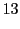 $\displaystyle 13$