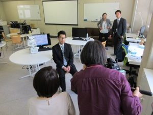 テレビ局の取材を受けました