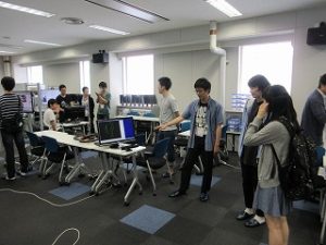 6月のオープンキャンパスで研究室展示をしました